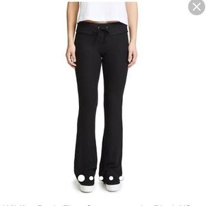 Wildfox black tennis club pants